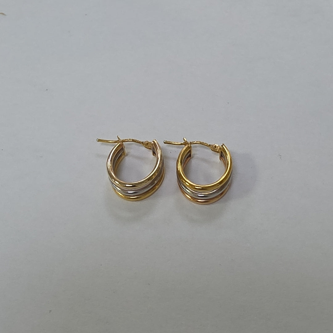 ARETES PAR ORO 14 K 1.7 GRMS (SEMINUEVO)