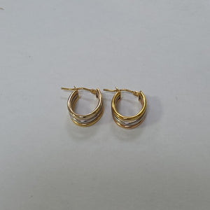 ARETES PAR ORO 14 K 1.7 GRMS (SEMINUEVO)