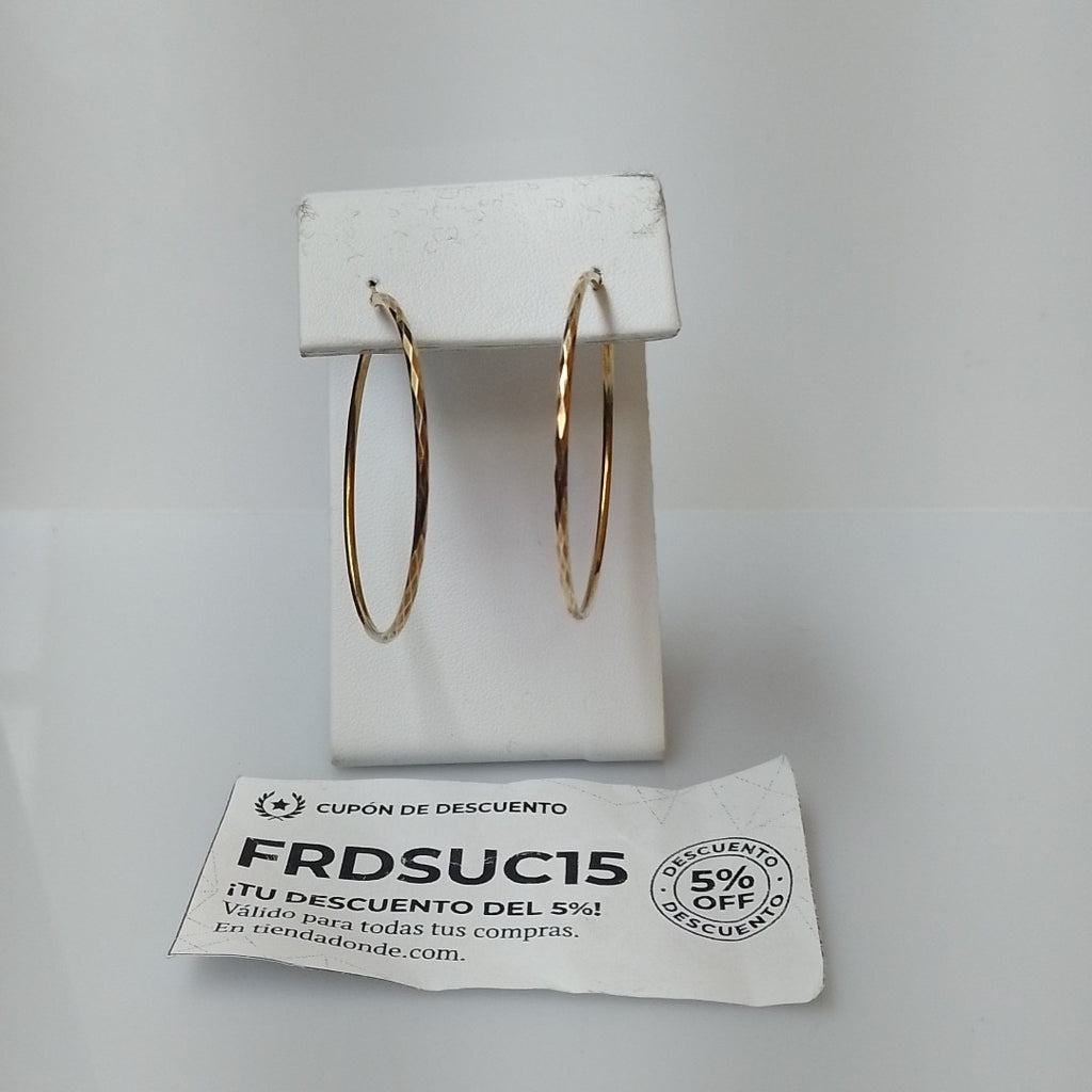 ARRACADAS PAR ORO 14 K 3.8 GRMS (SEMINUEVO)