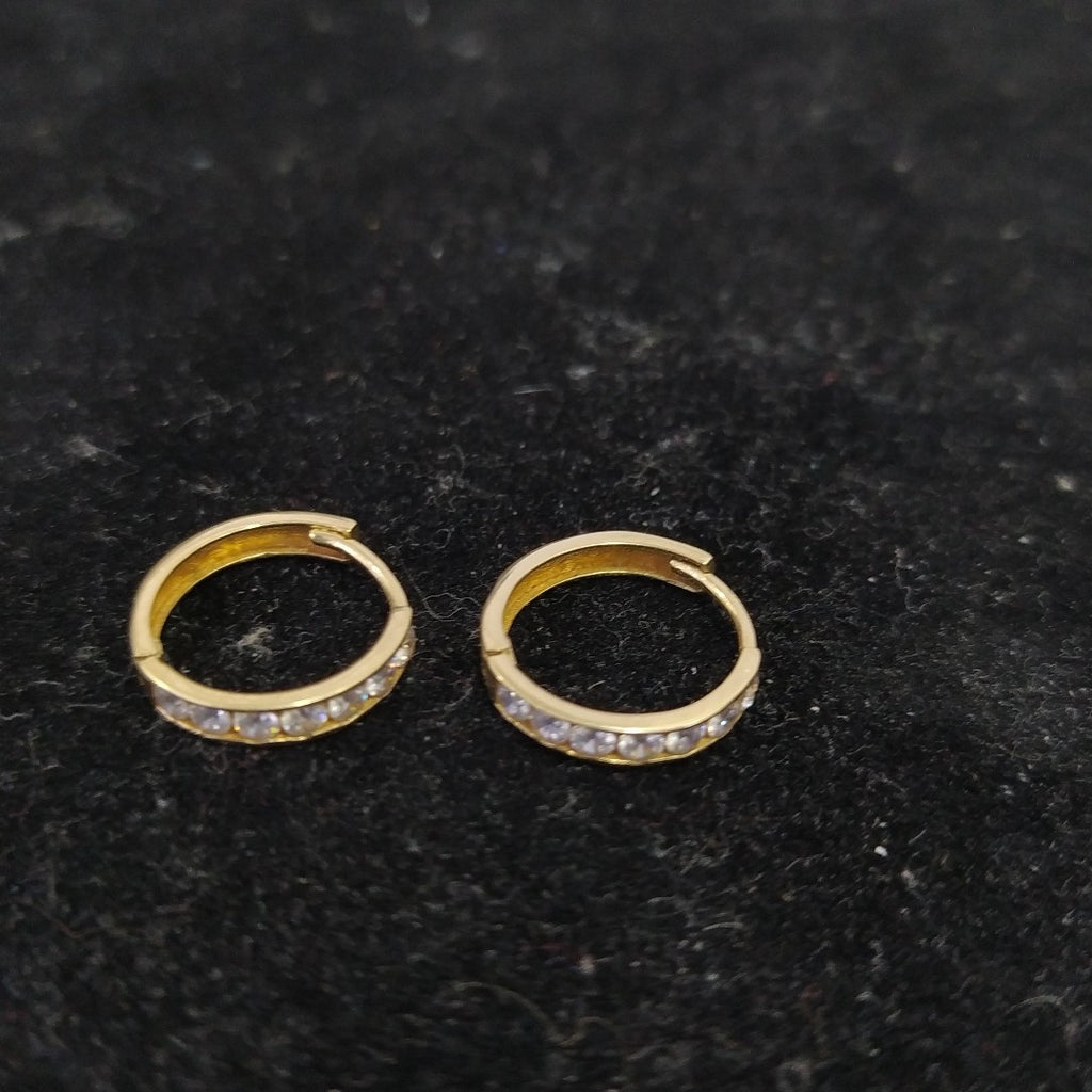 ARRACADAS PAR ORO 14 K 1.2 GRMS (SEMINUEVO)
