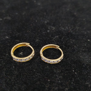 ARRACADAS PAR ORO 14 K 1.2 GRMS (SEMINUEVO)