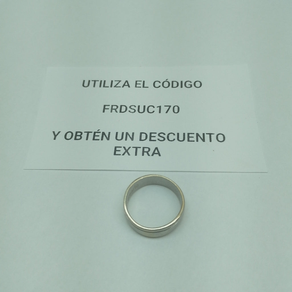 ARGOLLA ORO, ORO BLANCO 14 K 5.1 GRMS (SEMINUEVO)