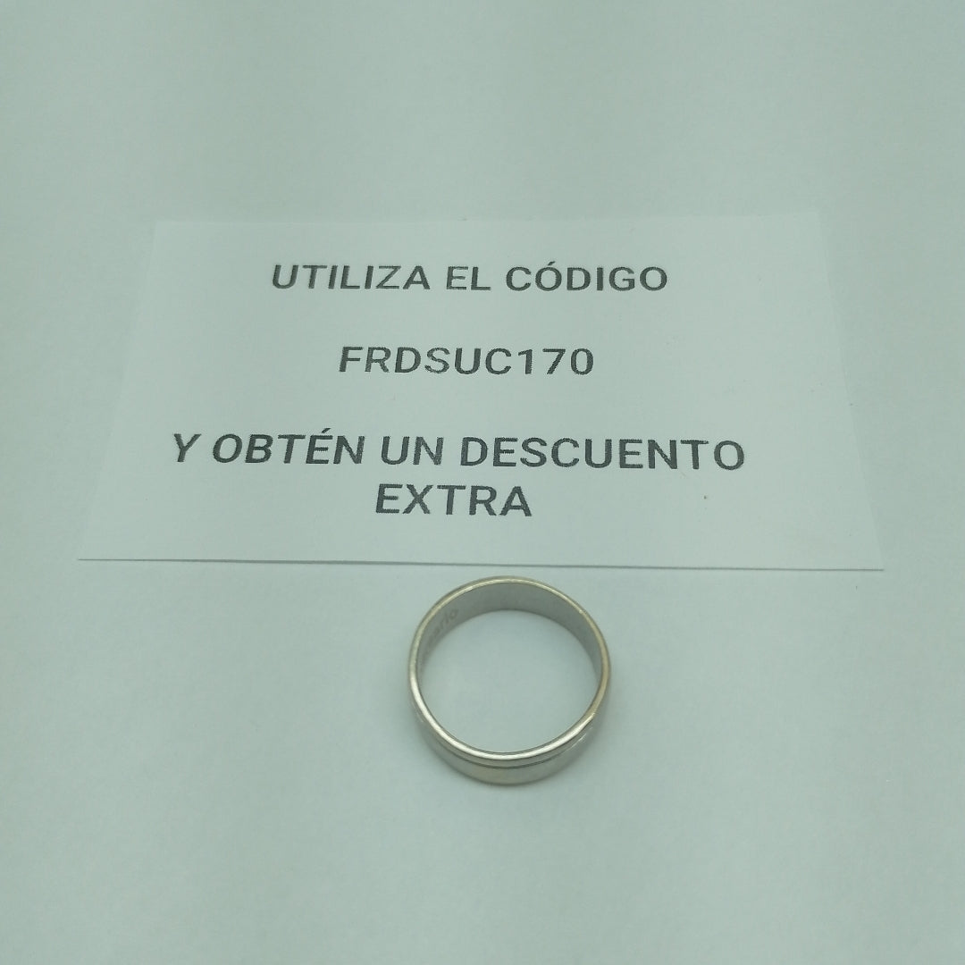 ARGOLLA ORO, ORO BLANCO 14 K 5.1 GRMS (SEMINUEVO)