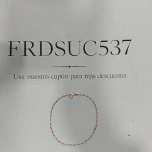 PULSERA ORO 14 K 1.1 GRMS (SEMINUEVO)