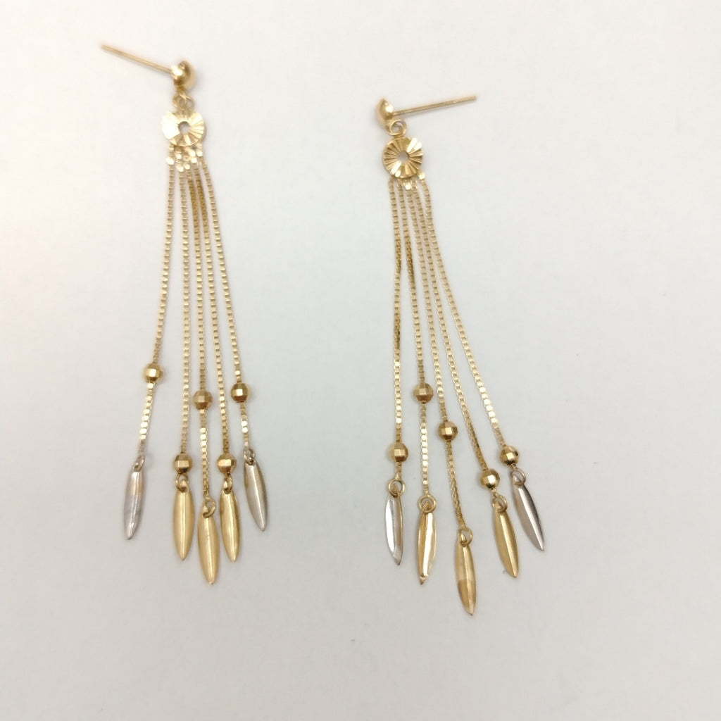 ARETES PAR ORO 14 K 5.6 GRMS (SEMINUEVO)
