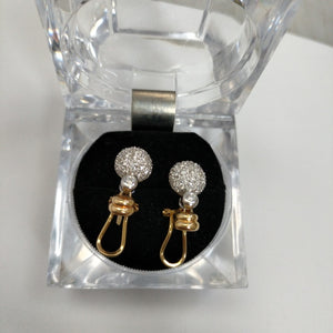 ARETES PAR ORO 18 K 6.5 GRMS (SEMINUEVO)