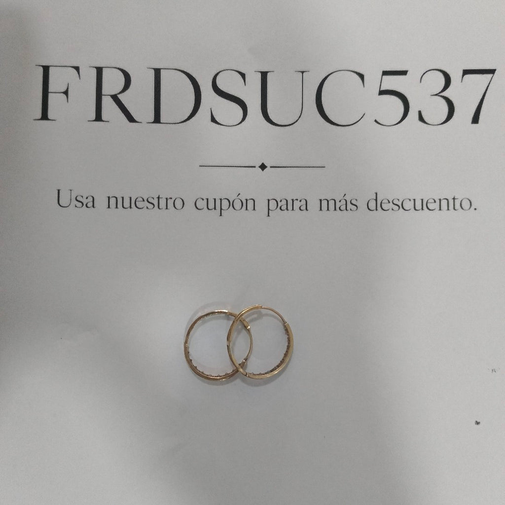 ARRACADAS PAR ORO 10 K 2.3 GRMS (SEMINUEVO)