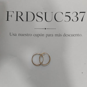 ARRACADAS PAR ORO 10 K 2.3 GRMS (SEMINUEVO)