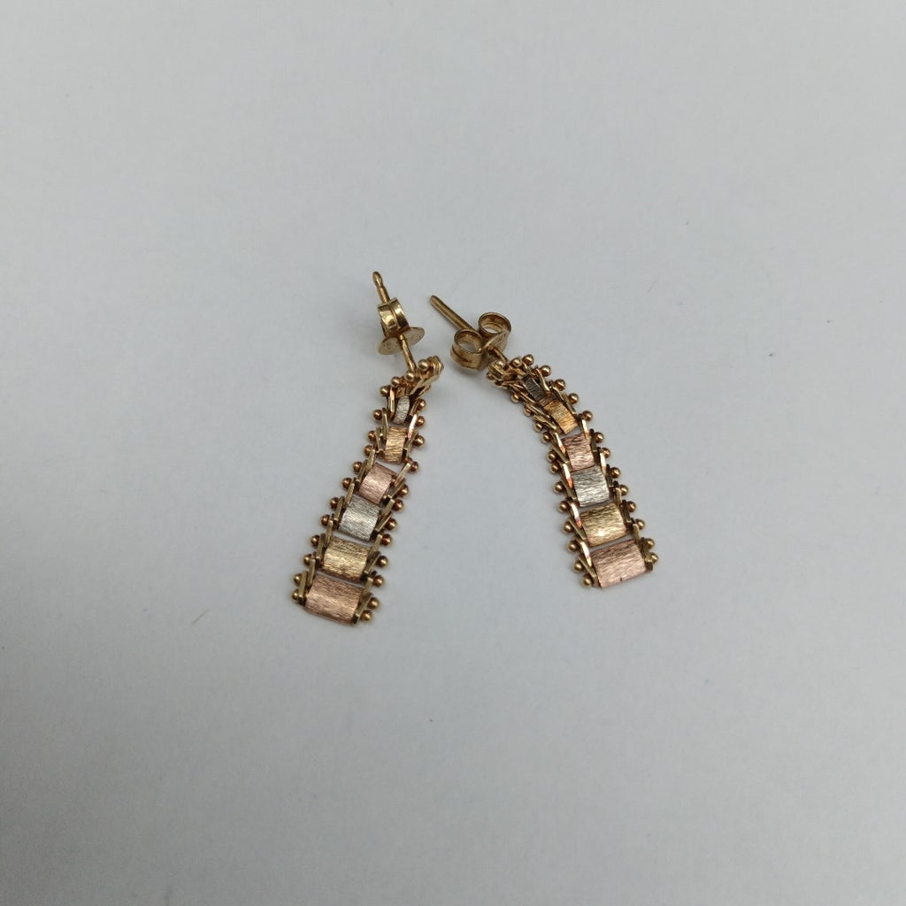 ARETES PAR ORO 14 K 2,50 GRMS (SEMINUEVO)