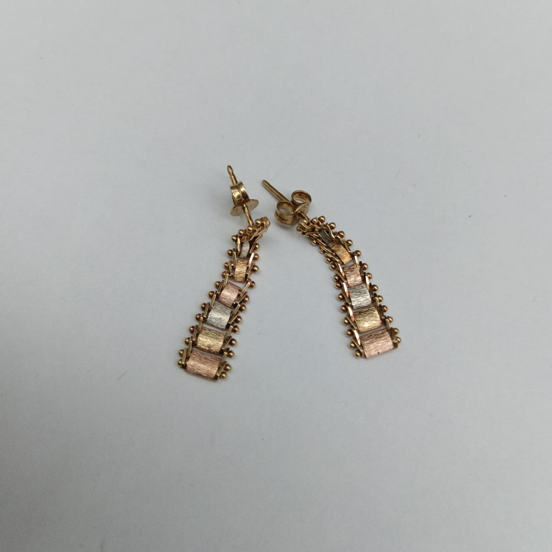 ARETES PAR ORO 14 K 2,50 GRMS (SEMINUEVO)