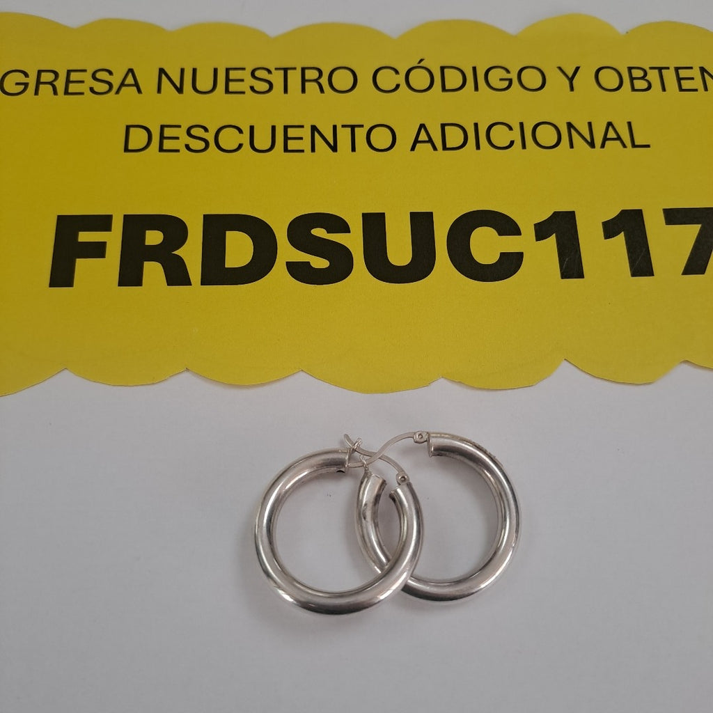 ARRACADAS PAR PLATA 6,20 GRMS (SEMINUEVO)