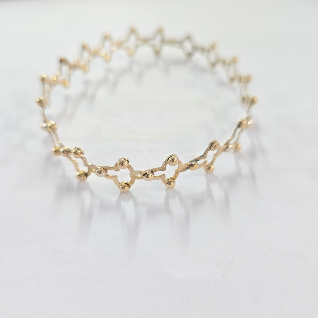 BRAZALETE ORO 14 K 9.8 GRMS (SEMINUEVO)