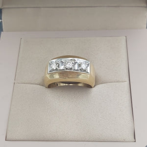 ANILLO ORO 14 K 9,30 GRMS (SEMINUEVO)
