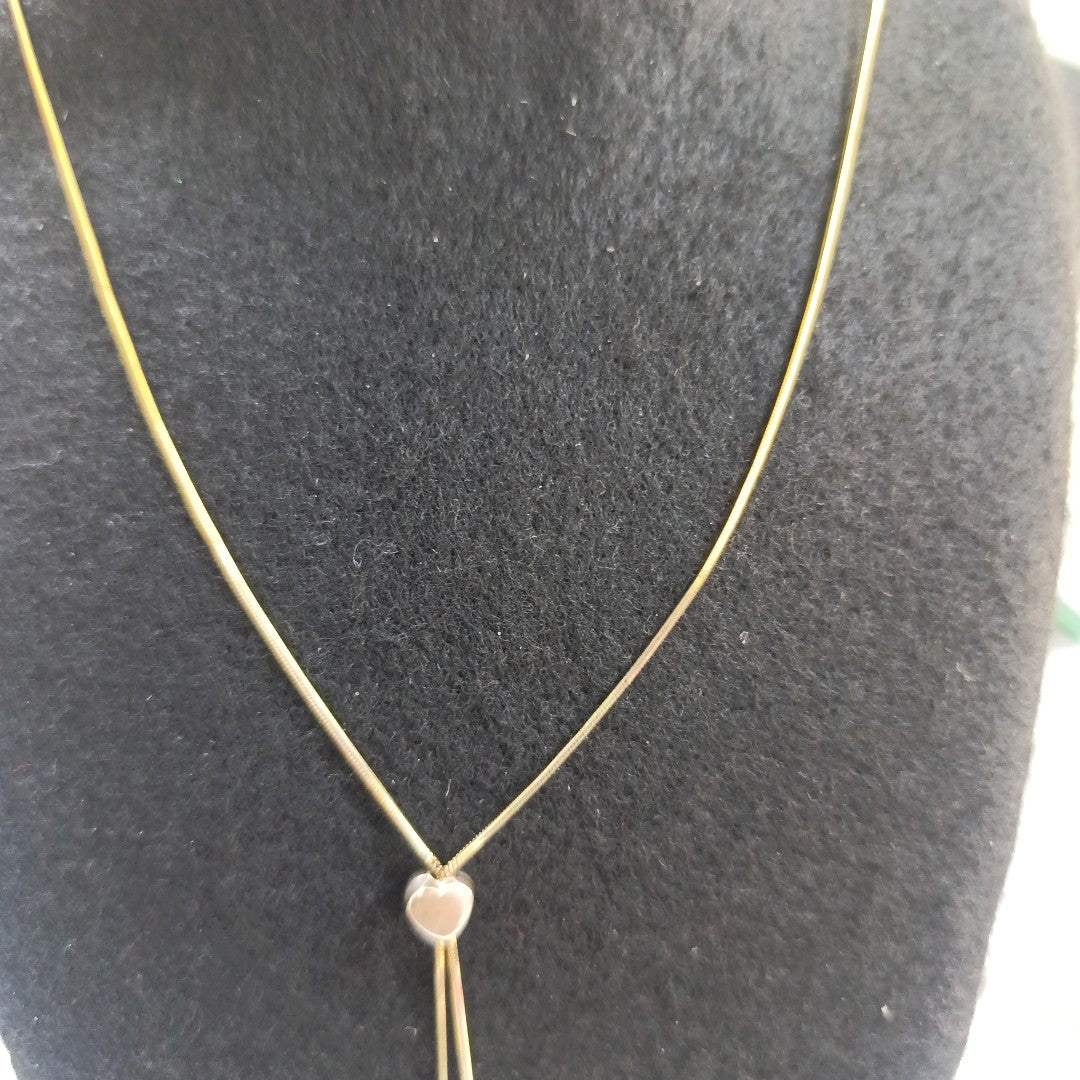 GARGANTILLA ORO COMBINADO 14 K 4.9 GRMS (SEMINUEVO)