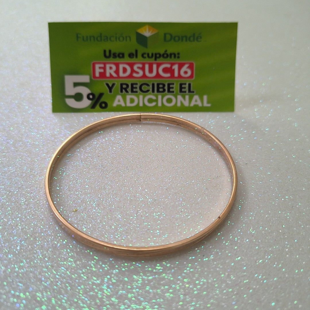 PULSERA RIGIDA ORO 10 K 4,40 GRMS (SEMINUEVO)