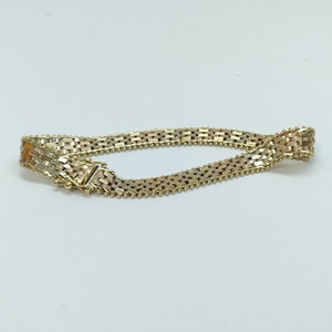 PULSERA ORO COMBINADO 14 K 15,50 GRMS (SEMINUEVO)