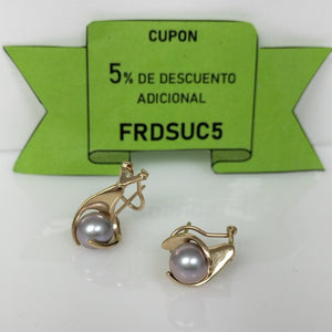 ARRACADAS PAR ORO 14 K 5.1 GRMS (SEMINUEVO)