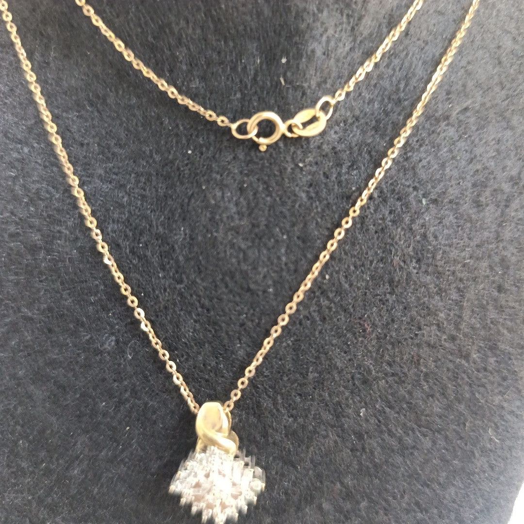 GARGANTILLA ORO, ORO COMBINADO 10 K 3.2 GRMS (SEMINUEVO)
