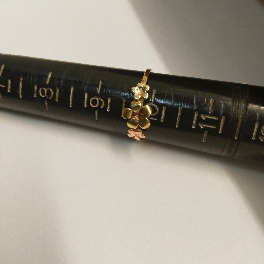 ANILLITO ORO COMBINADO 10 K 1.5 GRMS (SEMINUEVO)