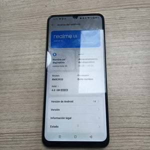 CELULAR REALME REALME NOTE 60-RMX3933(2023) 128 GB 4 GB RAM (SEMINUEVO)