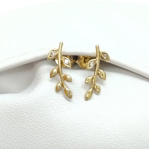 BROQUELES PAR ORO 14 K 1 GRMS (SEMINUEVO)