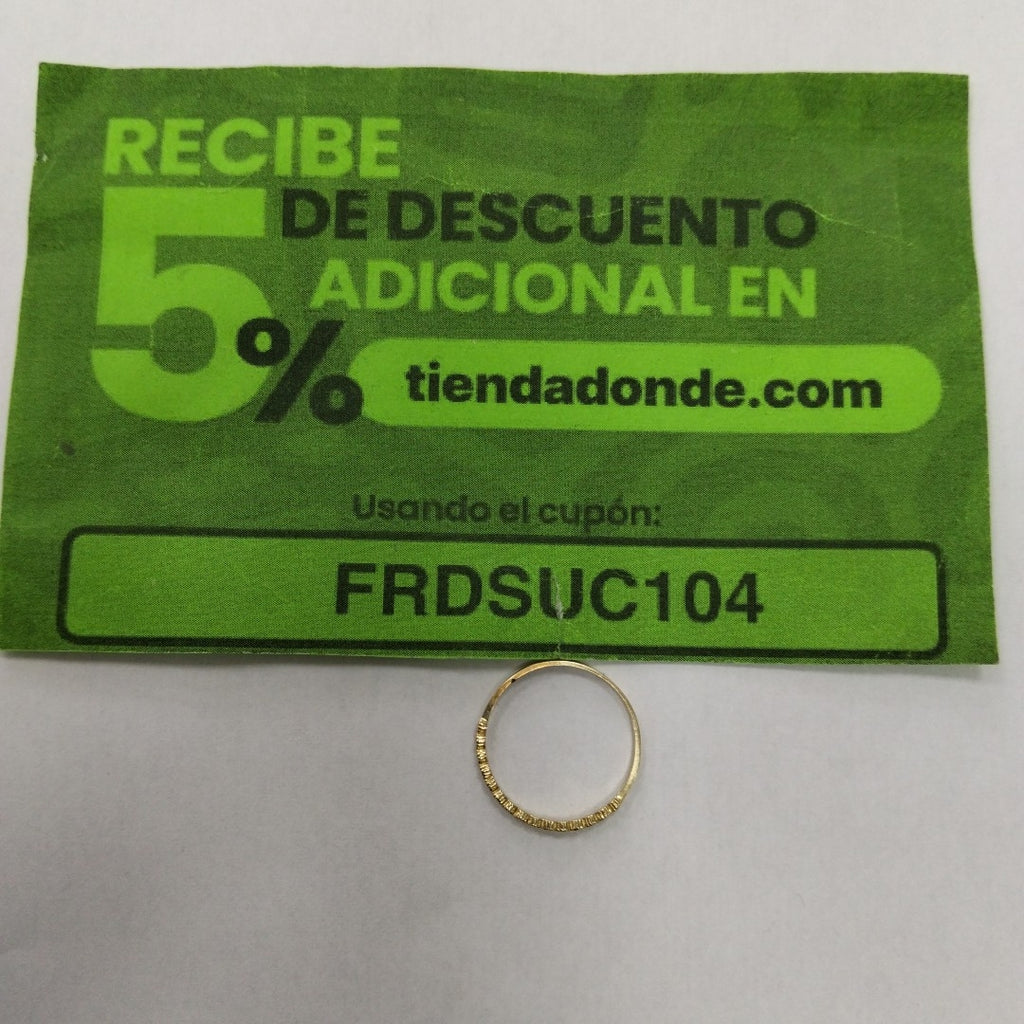 ANILLITO ORO 14 K 0,70 GRMS (SEMINUEVO)