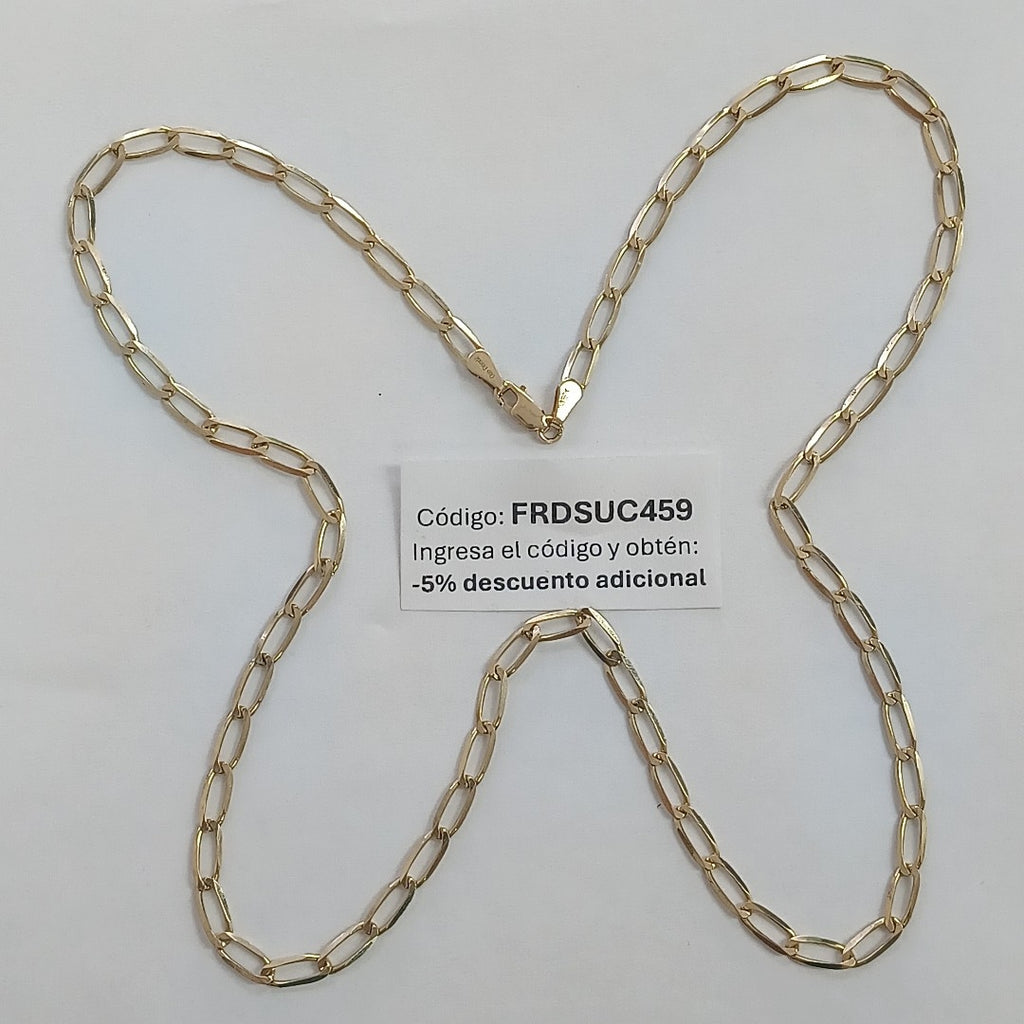 CADENA TEJIDO ESLABONES 11.3G 60 CM (NUEVO)