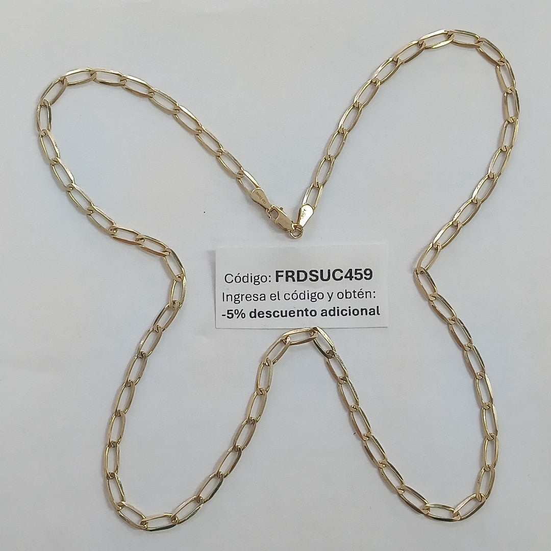 CADENA TEJIDO ESLABONES 11.3G 60 CM (NUEVO)