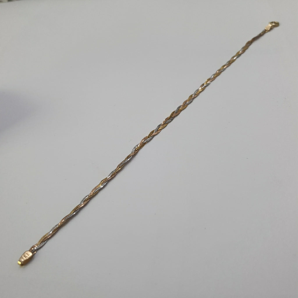 PULSERA ORO,ORO COMBINADO 14 K 1,60 GRMS (SEMINUEVO)