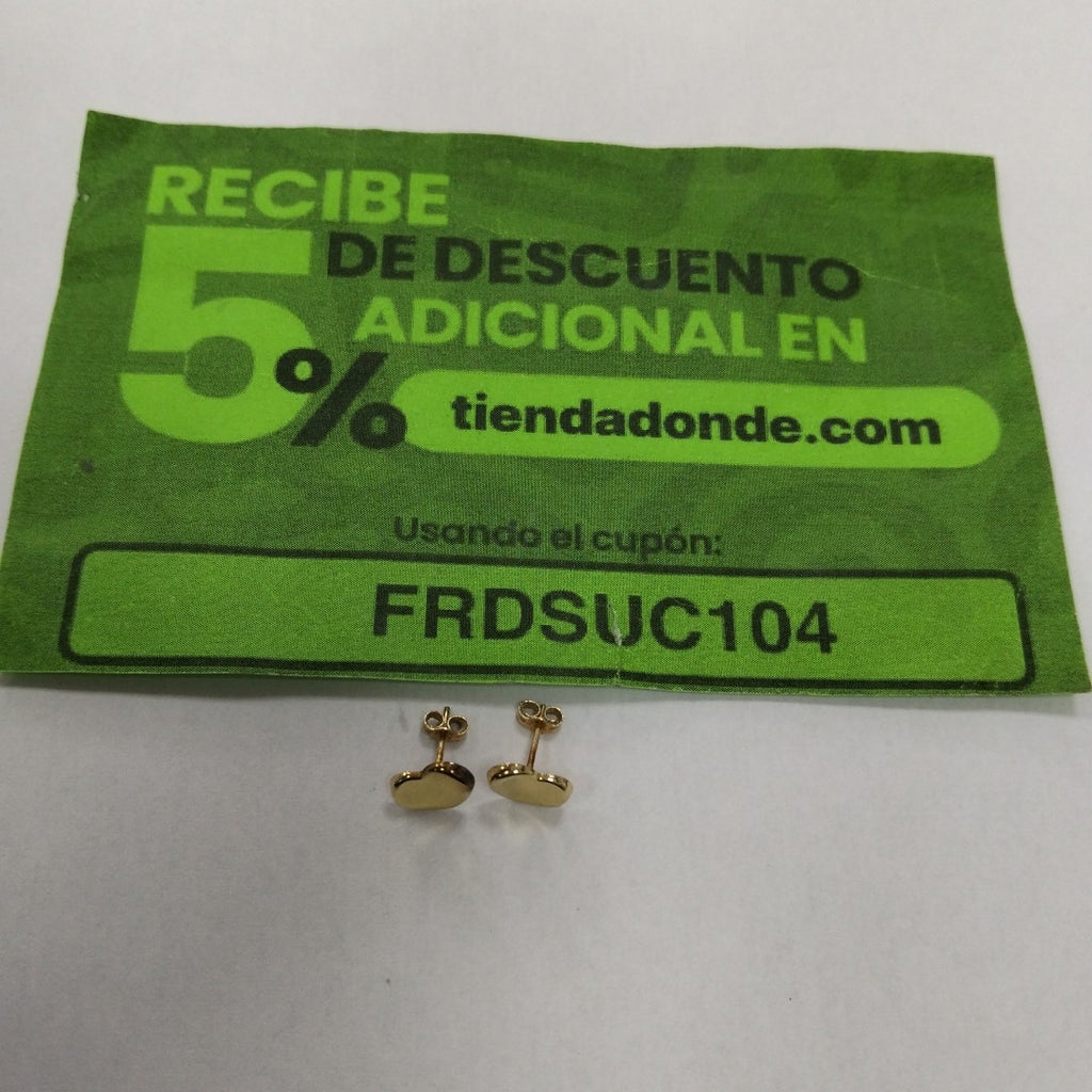 BROQUELES PAR ORO 14 K 0,50 GRMS (SEMINUEVO)