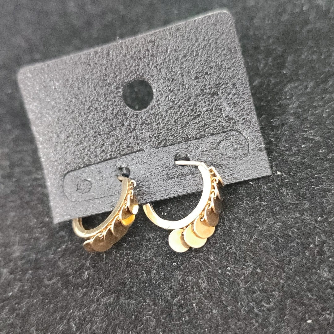 ARRACADAS PAR ORO 10 K 1.7 GRMS (SEMINUEVO)