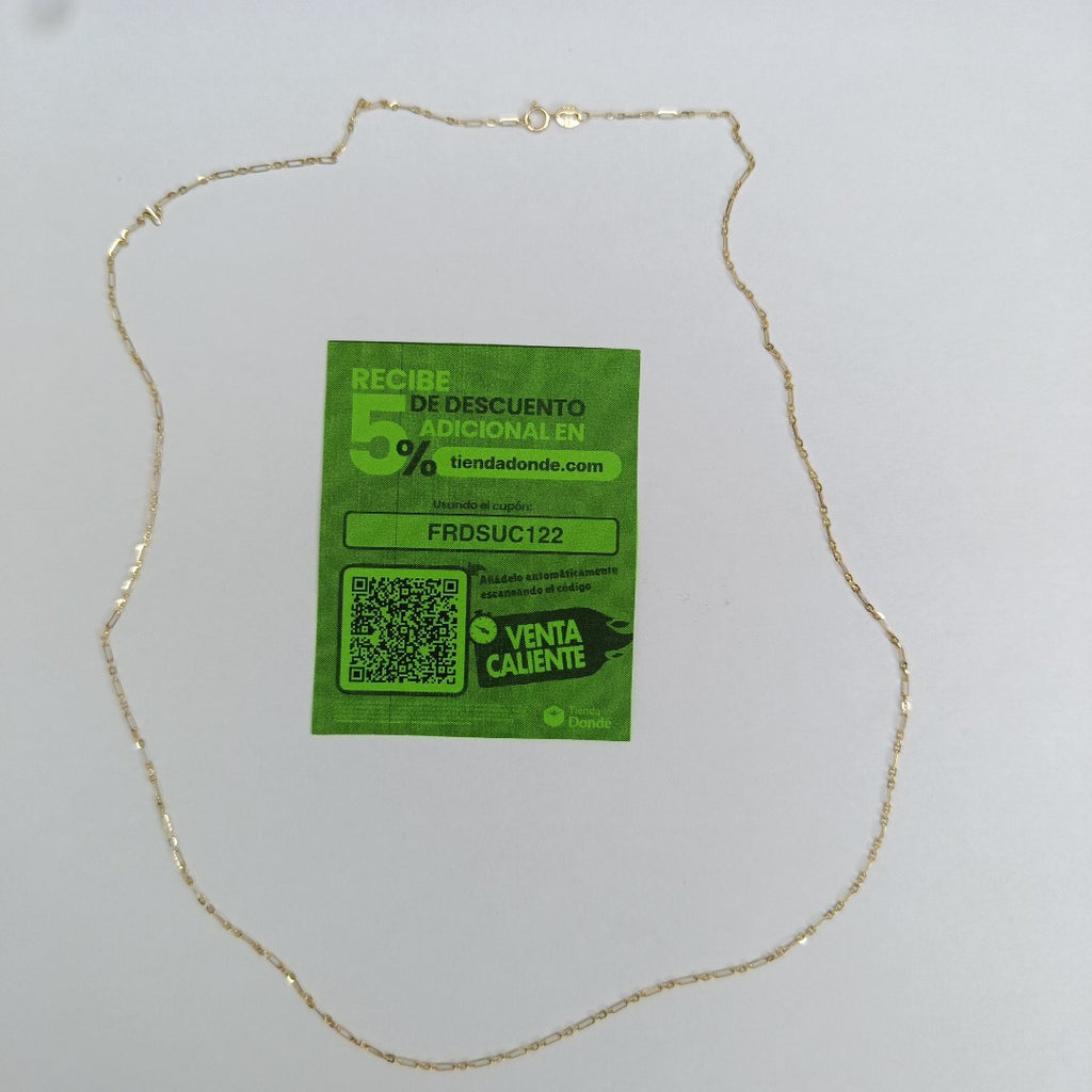 CADENA ORO 10 K 1,30 GRMS (SEMINUEVO)