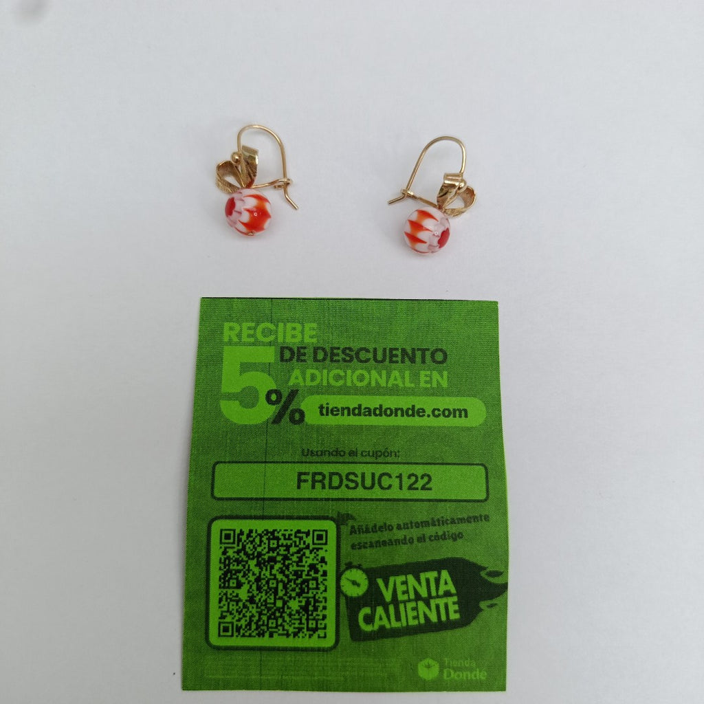 ARETES PAR ORO 10 K 2,60 GRMS (SEMINUEVO)
