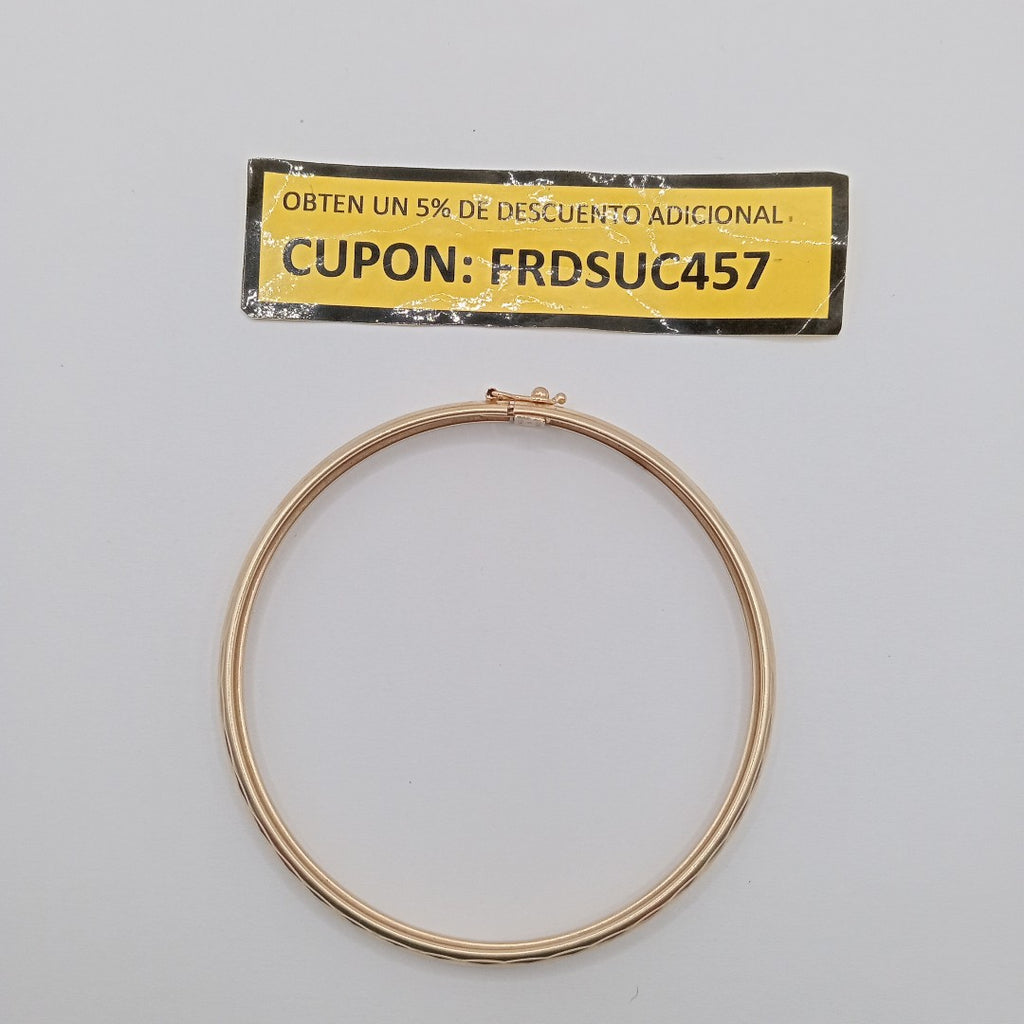 PULSERA RIGIDA ORO 10 K 6,00 GRMS (SEMINUEVO)