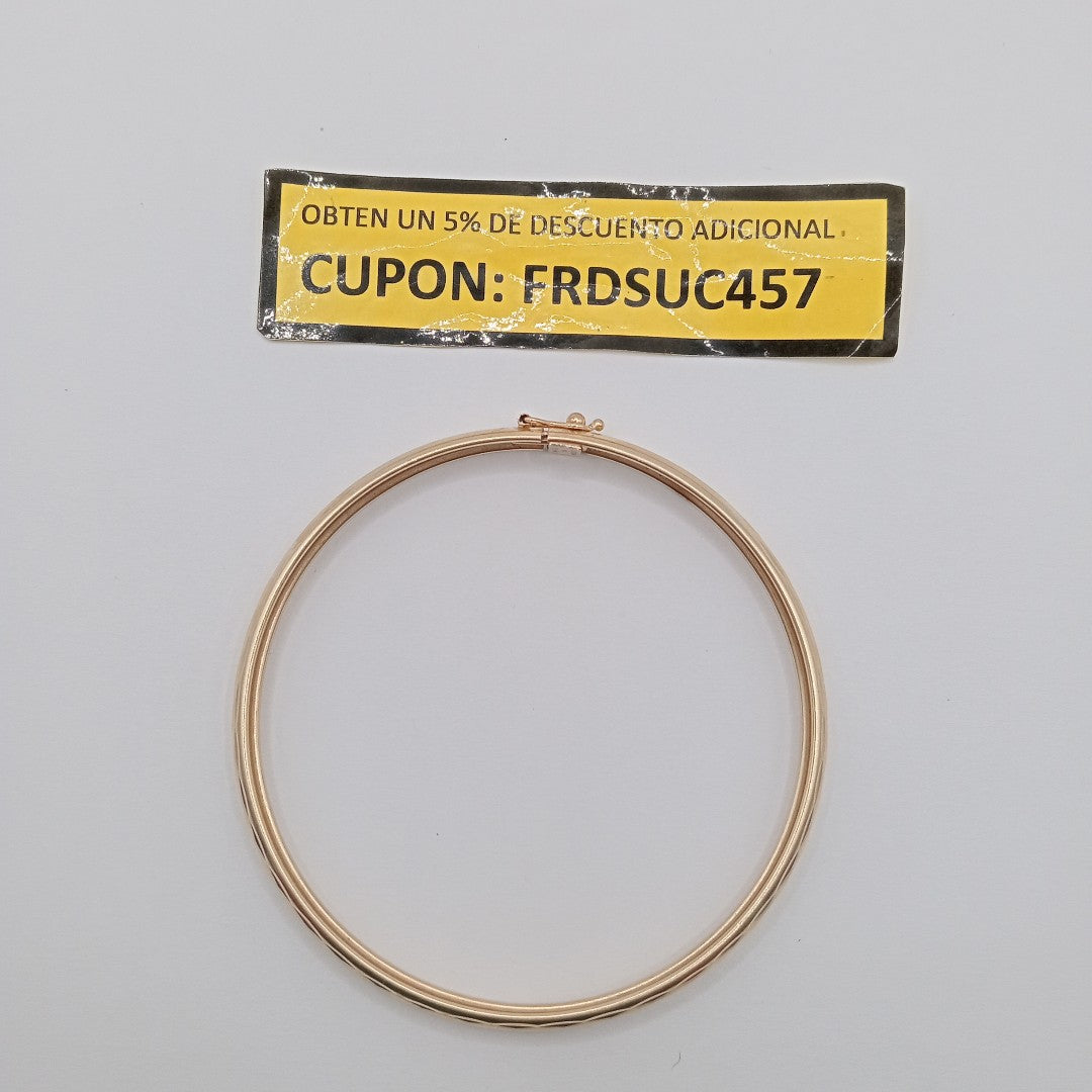 PULSERA RIGIDA ORO 10 K 6,00 GRMS (SEMINUEVO)