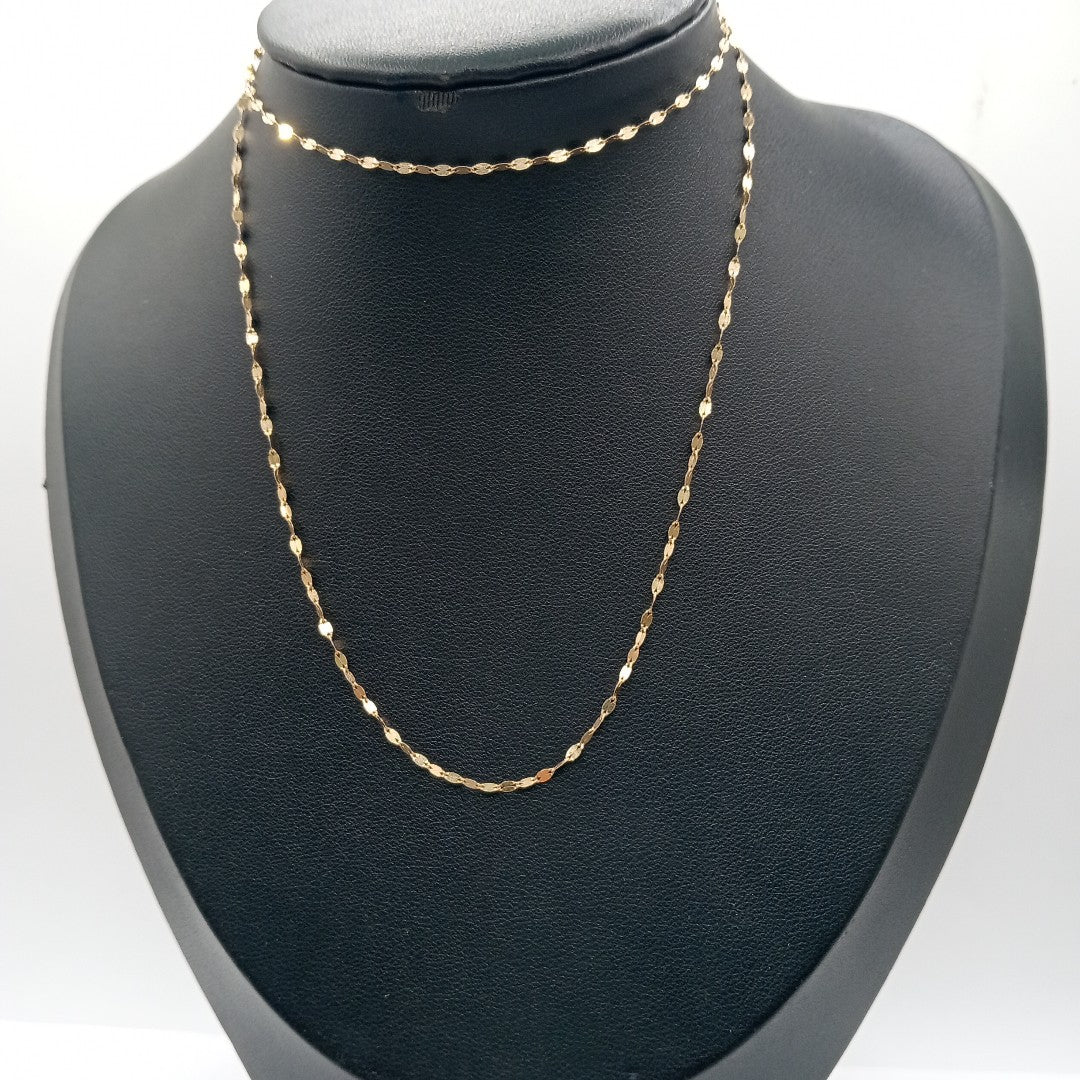 CADENA ORO 14 K 0.9 GRMS (SEMINUEVO)