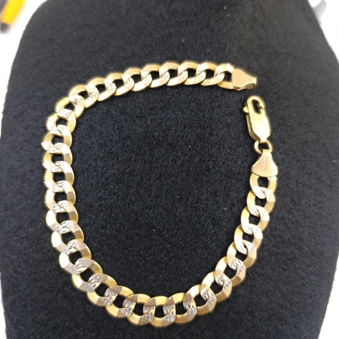 PULSERA ORO COMBINADO 14 K 15,60 GRMS (SEMINUEVO)