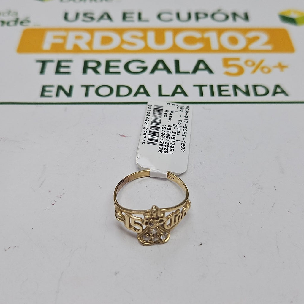 ANILLITO ORO 10 K 2.4 GRMS (SEMINUEVO)