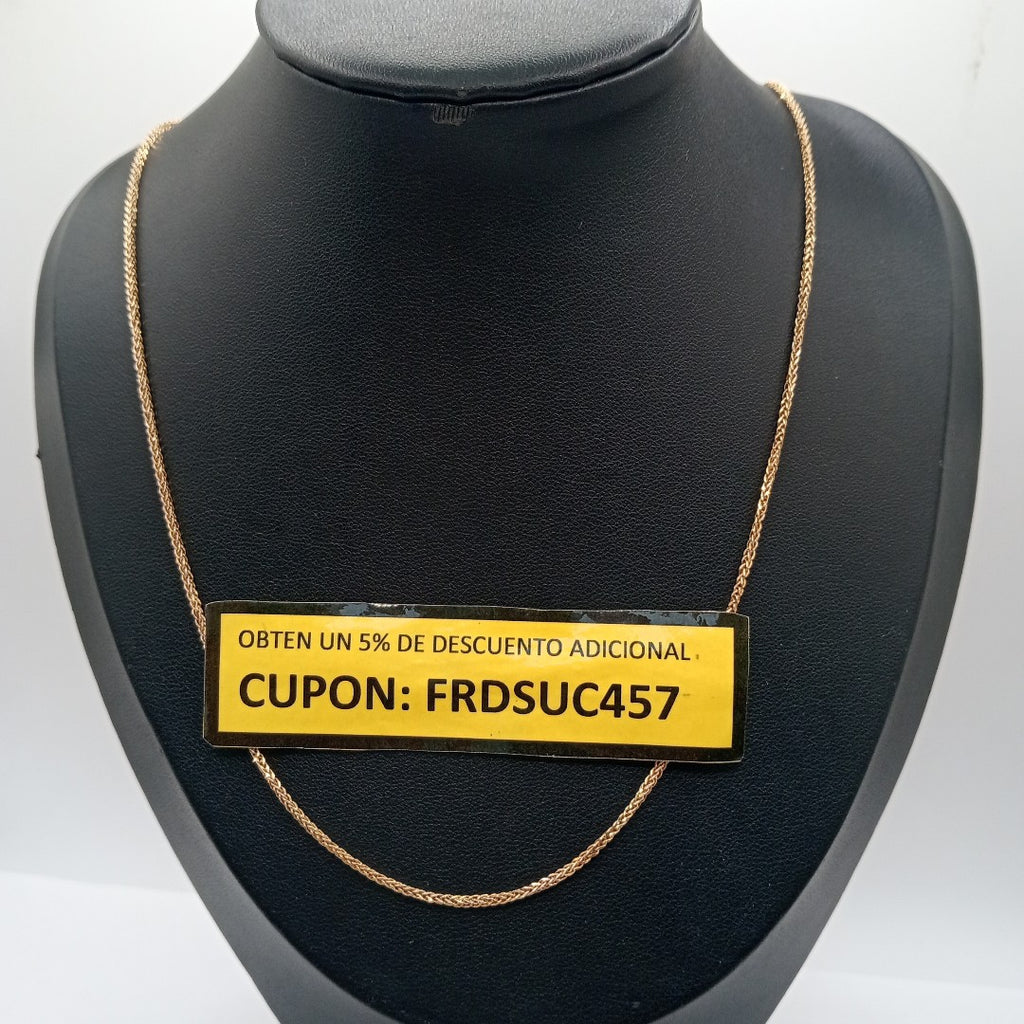 CADENA ORO 10 K 1,80 GRMS (SEMINUEVO)