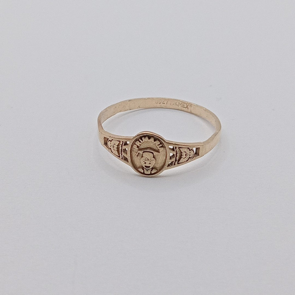 ANILLO DE GRADUACIÓN ORO 8 K 1.3 GRMS (SEMINUEVO)