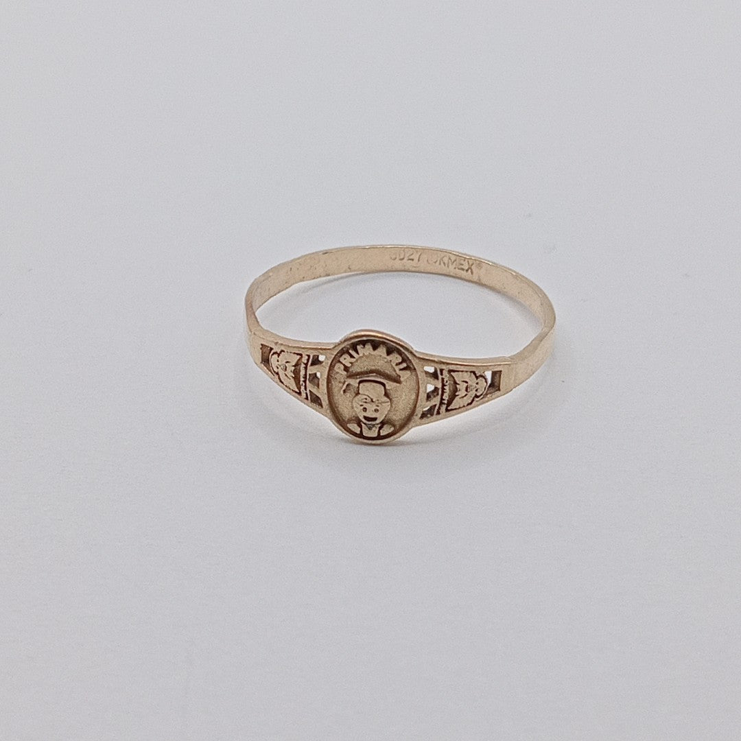 ANILLO DE GRADUACIÓN ORO 8 K 1.3 GRMS (SEMINUEVO)