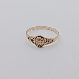 ANILLO DE GRADUACIÓN ORO 8 K 1.3 GRMS (SEMINUEVO)