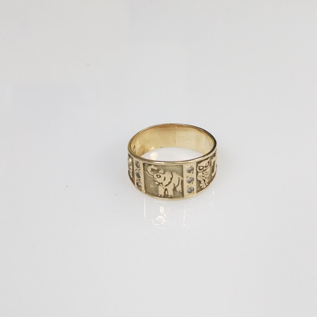 ARGOLLA DE LA SUERTE ORO 14 K 3,80 GRMS (SEMINUEVO)