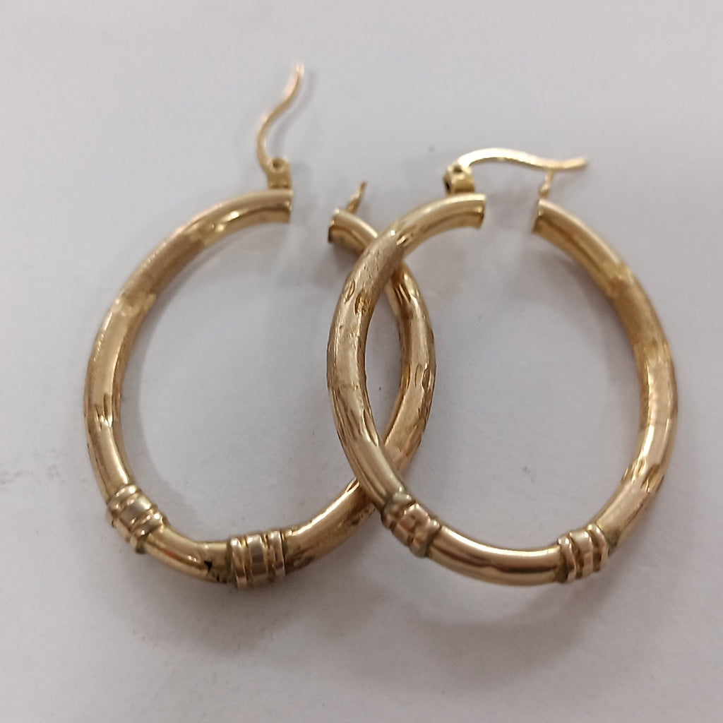 ARRACADAS PAR ORO 14 K 3.4 GRMS (SEMINUEVO)