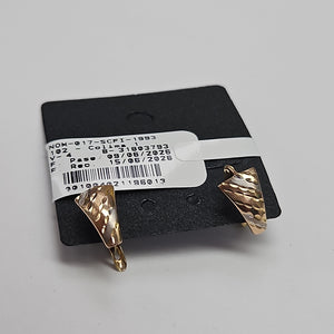 ARETES PAR ORO COMBINADO 10 K 1 GRMS (SEMINUEVO)