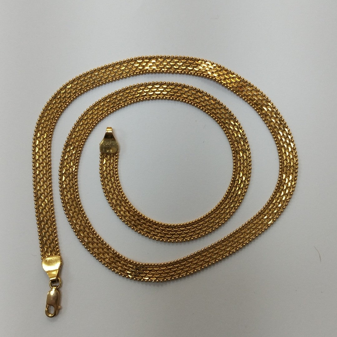 GARGANTILLA ORO 21 K 17.3 GRMS (SEMINUEVO)