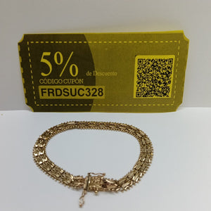 PULSERA ORO 14 K 16.9 GRMS (SEMINUEVO)