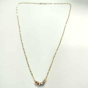 GARGANTILLA ORO,ORO COMBINADO 10 K 1,60 GRMS (SEMINUEVO)