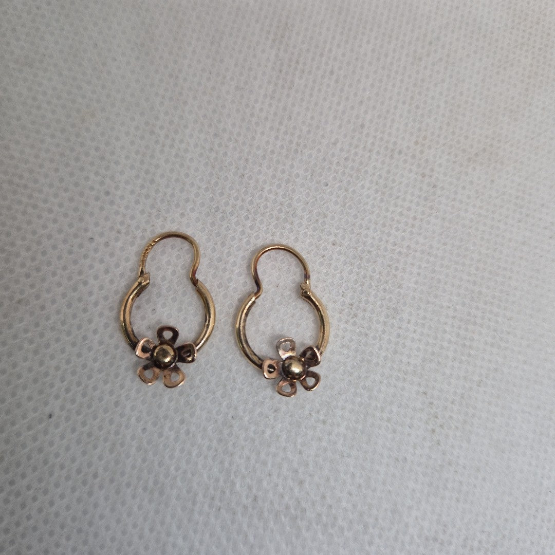 ARETES PAR ORO 10 K 0,90 GRMS (SEMINUEVO)