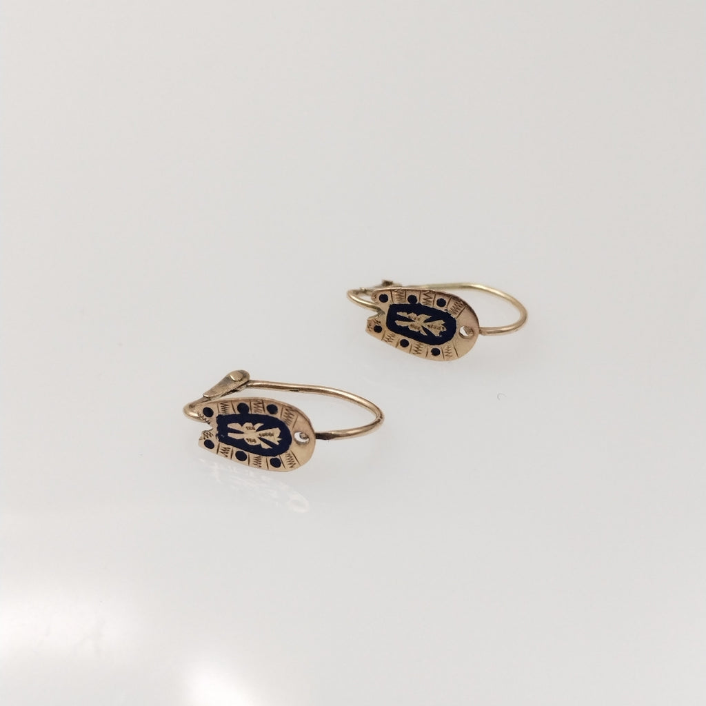 ARETES PAR ORO 8 K 1.2 GRMS (SEMINUEVO)